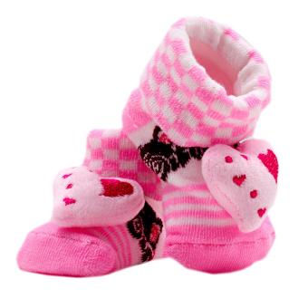 Baby Steps 2 Piece Set Newborn Baby Girl Socks And Bib (Multicolor) June 2018 - 2 Baby Steps 2 Piece Set Newborn Baby Girl Socks and Bib (Multicolor) - 2