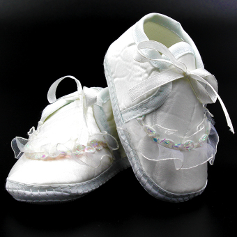 Baby Steps Ashley Christening Baby Girl Shoes (White) June 2018 - 3 Baby Steps Ashley Christening Baby Girl Shoes (White) - 3