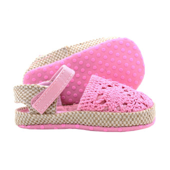 BABY STEPS Knitted Baby Girl Sandals (Pink) June 2018 - 3 BABY STEPS Knitted Baby Girl Sandals (Pink) - 3
