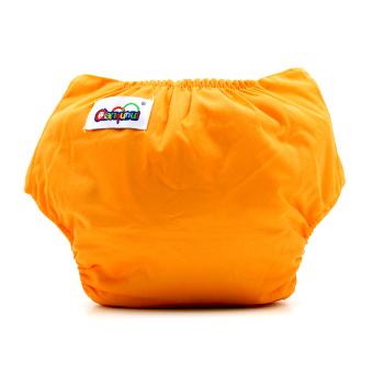 BABY STEPS Tricolor Orange-Yellow-Blue Cloth Baby Diapers June 2018 - 3 BABY STEPS Tricolor Orange-Yellow-Blue Cloth Baby Diapers - 3