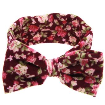Bear Fashion Baby Girls Headband Head Wrap Knotted Hair Band - Intl June 2018 - 2 Bear Fashion Baby Girls Headband Head Wrap Knotted Hair Band - intl - 2
