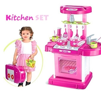 Best Quality Kitchen Cooking Toy Play Set With Lights &Sounds(Pink) June 2018 - 2 Best Quality Kitchen Cooking Toy Play set with Lights &Sounds(Pink) - 2