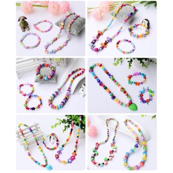 Candy Colors DIY Wear Beads For Bracelet Kids Toys Geometric ShapePersonalized Jigsaw Puzzle - Intl June 2018 - 3 Candy Colors DIY Wear Beads for Bracelet Kids Toys Geometric ShapePersonalized Jigsaw Puzzle - intl - 3