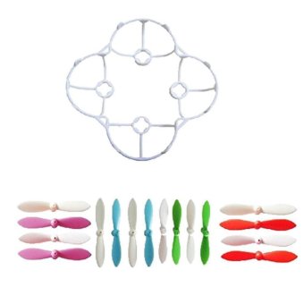 Children Kids Cheerson CX-10 Part White Blade Guard Cover Protectorwith 16PCS Children Kids Propeller Blade Blue Green Red Purple ForRC Toy Enthusiasts - Intl June 2018 - 2 Children Kids Cheerson CX-10 Part White Blade Guard Cover Protectorwith 16PCS Children Kids Propeller Blade Blue Green Red Purple forRC Toy Enthusiasts - intl - 2
