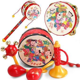 Children's children's early childhood rattle music drum