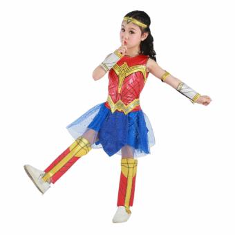 DCB Wonder Woman Costume 2017 Girls Dress Deluxe Size Small Age 3-4years Old April 2018 - 3 DCB Wonder Woman Costume 2017 Girls Dress Deluxe Size Small Age 3-4years old - 3