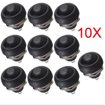 Durable 10pcs 12mm Waterproof Momentary ON/OFF Push Button MiniRound Switch - Intl June 2018 - 3 Durable 10pcs 12mm Waterproof momentary ON/OFF Push button MiniRound Switch - intl - 3