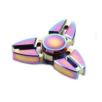 EDC Metal Rainbow Fidget Cube Hand Spinner Toys - Intl June 2018 - 3 EDC Metal Rainbow Fidget Cube Hand Spinner Toys - intl - 3