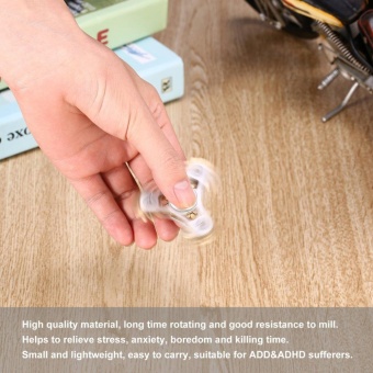 ERA Exquisite Stress Reducer Finger Toy Tri-spinner Hand FidgetSpinner With Gears - Intl June 2018 - 3 ERA Exquisite Stress Reducer Finger Toy Tri-spinner Hand FidgetSpinner With Gears - intl - 3