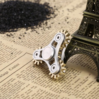 ERA Exquisite Stress Reducer Finger Toy Tri-spinner Hand FidgetSpinner With Gears - Intl June 2018 - 2 ERA Exquisite Stress Reducer Finger Toy Tri-spinner Hand FidgetSpinner With Gears - intl - 2