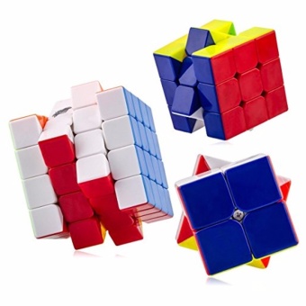 EverSpeed 2x2, 3x3, 4x4 Speed Rubik's Cube Bundle Set RedStickerless June 2018 - 2 EverSpeed 2x2, 3x3, 4x4 Speed Rubik's Cube Bundle Set RedStickerless - 2