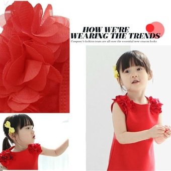 Fashion Girl's Dress Cotton Lovely Summer Dress For 2-7 Years Old Children - Pink - Intl April 2018 - 4 Fashion Girl's Dress Cotton Lovely Summer Dress For 2-7 Years Old Children - Pink - intl - 4