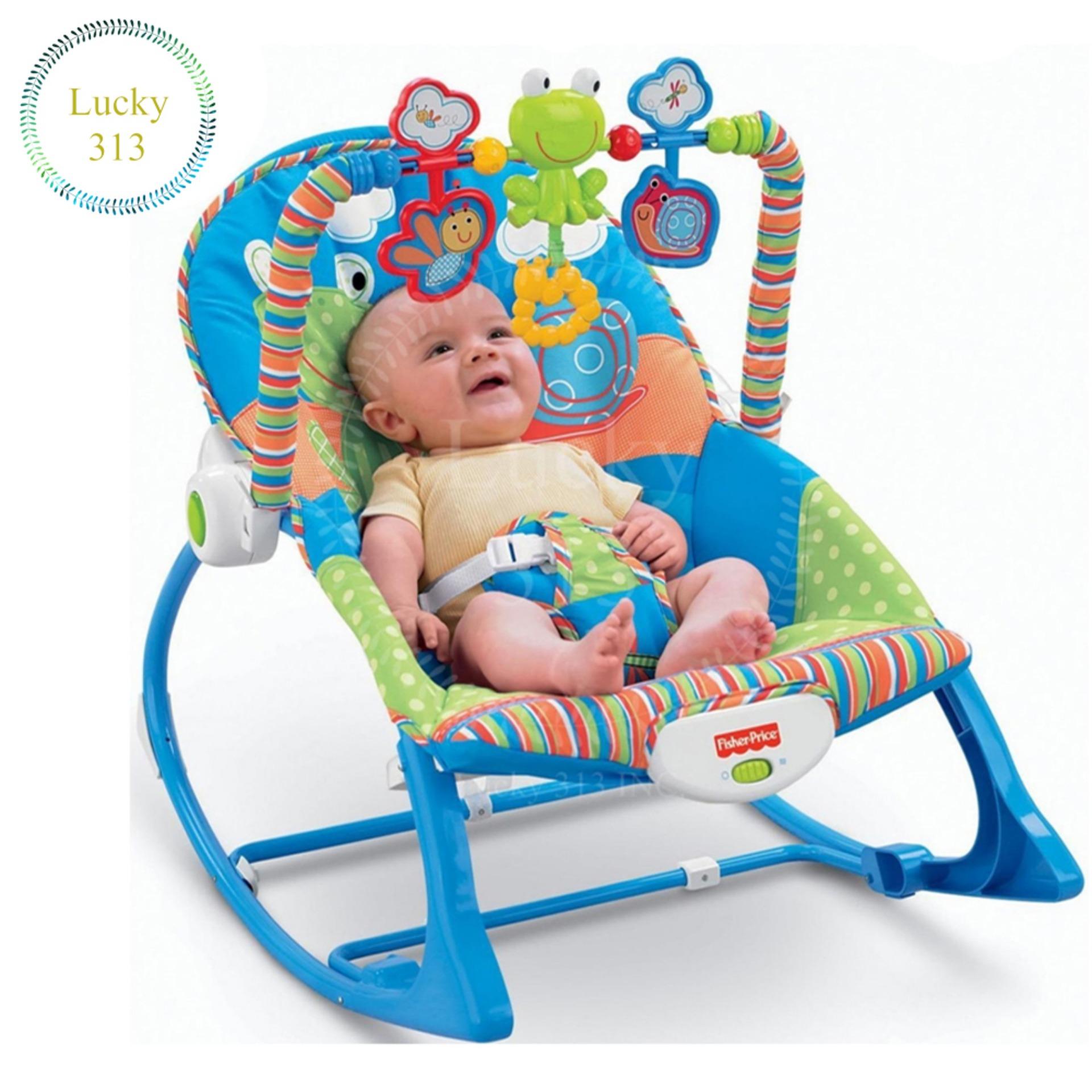 Fisher Price Infant To Toddler Bunny Baby Rocker Blue Fisher Price Infant To Toddler Bunny Baby Rocker Blue