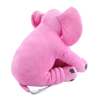 GOOD Stuffed Animal Cushion Kids Baby Sleeping Soft Pillow Toy Cute Elephant Cotton Pink 28x33cm - Intl June 2018 - 2 GOOD Stuffed Animal Cushion Kids Baby Sleeping Soft Pillow Toy Cute Elephant Cotton pink 28x33cm - intl - 2