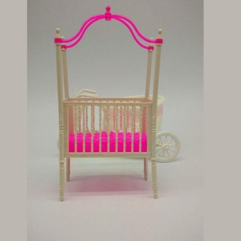 Great Fun Sweet Crib For Barbie Girls Doll Furniture Kelly Doll's Baby Doll Accessories - Intl June 2018 - 3 Great Fun Sweet Crib For Barbie Girls Doll Furniture Kelly Doll's Baby Doll Accessories - intl - 3