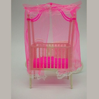 Great Fun Sweet Crib For Barbie Girls Doll Furniture Kelly Doll's Baby Doll Accessories - Intl June 2018 - 4 Great Fun Sweet Crib For Barbie Girls Doll Furniture Kelly Doll's Baby Doll Accessories - intl - 4