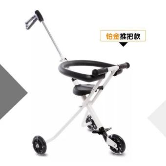 Hansen Portable Foldable 3 Wheel Kid Ride Push Car W HandleStroller Hot Deals (White) June 2018 - 2 Hansen Portable Foldable 3 Wheel Kid Ride Push Car W HandleStroller Hot Deals (White) - 2