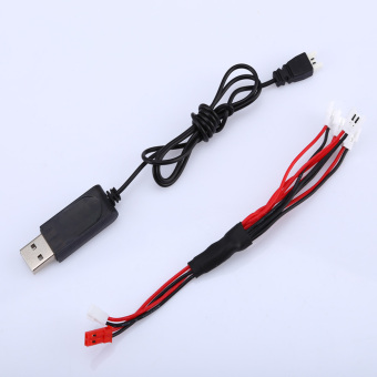 Hubsan X4 Syma X5 2 To 5 Balance + USB Charging Cable For 3.7V Battery June 2018 - 2 Hubsan X4 Syma X5 2 to 5 Balance + USB Charging Cable For 3.7V Battery - 2