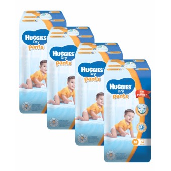 Huggies Dry Pants Medium - 34 Pcs X 4 Packs (136 Pcs) April 2018 - 2 Huggies Dry Pants Medium - 34 pcs x 4 packs (136 pcs) - 2