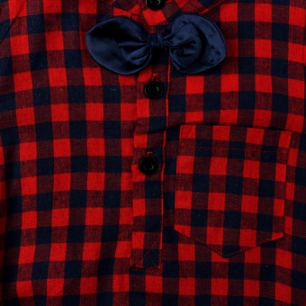 Infant Baby Boys Red Plaid Long Sleeve Romper Tops+Jeans Pants Clothing Sets Outfits For 0-24M - Intl June 2018 - 4 Infant Baby Boys Red Plaid Long Sleeve Romper Tops+Jeans Pants Clothing Sets Outfits for 0-24M - intl - 4