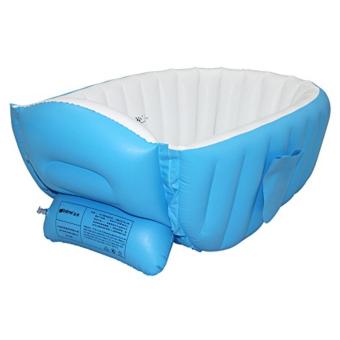 Intime Baby Infant Travel Inflatable Non Slip Bathing TubBathtub(without Air Pump) Blue June 2018 - 3 Intime Baby Infant Travel Inflatable Non Slip Bathing TubBathtub(without air pump) Blue - 3