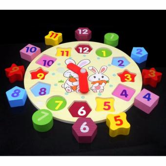 Japan And USA Best Selling Wooden Rabbit Clock With GeometricShapes Puzzle June 2018 - 3 Japan and USA best selling Wooden Rabbit Clock with GeometricShapes Puzzle - 3