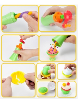 JollyChic Kid's Plasticine Animals Ice Cream Cake Safe DIY ClayKid's Toy-Ice Cream - Intl June 2018 - 4 JollyChic Kid's Plasticine Animals Ice Cream Cake Safe DIY ClayKid's Toy-Ice Cream - intl - 4