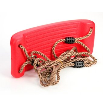 Kid Indoor Outdoor Play Game Toy Swing Seat Set Plastic Hard Bending Plate Chair And Rope,Random Color - Intl June 2018 - 3 Kid Indoor Outdoor Play Game Toy Swing Seat Set Plastic Hard Bending Plate Chair and Rope,Random Color - intl - 3
