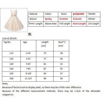 Kids Girls Lace Sleeveless Elegant Princess Birthday Party Dress -intl June 2018 - 2 Kids Girls Lace Sleeveless Elegant Princess Birthday Party Dress -intl - 2