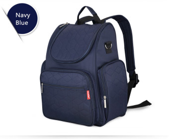 Large Capacity Mummy Bag Backpack Diaper Bags (Navy Blue) - Intl July 2018 - 2 Large Capacity Mummy Bag Backpack Diaper Bags (Navy Blue) - intl - 2