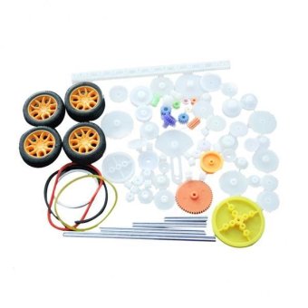 MagiDeal 78Pieces Set Assorted Plastic Shaft Single Double CrownWorm Gears DIY Kit - Intl June 2018 - 4 MagiDeal 78Pieces Set Assorted Plastic Shaft Single Double CrownWorm Gears DIY Kit - intl - 4