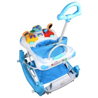 Mini Car Look Design Light Music Baby Walker With Handle Rocker213BR (Light Blue) June 2018 - 3 Mini Car Look Design Light Music Baby Walker with Handle Rocker213BR (Light Blue) - 3