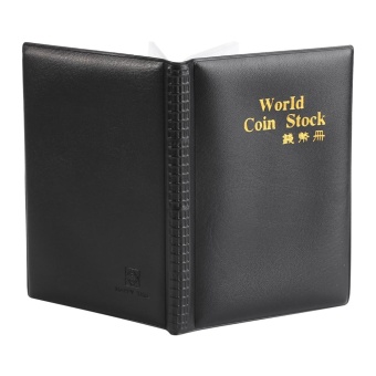 New 120 Pockets 10 Pages World Coin Storage Folder Album MoneyCollecting Holder Book Black - Intl June 2018 - 2 New 120 Pockets 10 Pages World Coin Storage Folder Album MoneyCollecting Holder Book Black - intl - 2