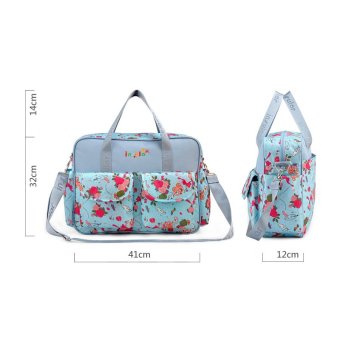 New Mom's Pattern Shoulder Tote Changing Bag Large Capacity Handbagwith Nappy Mat May 2018 - 5 New Mom's Pattern Shoulder Tote Changing Bag Large Capacity Handbagwith Nappy Mat - 5