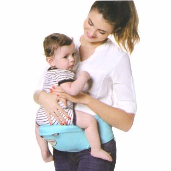 New One Baby Carrier Cotton Hooded Baby Backpack Hipseat 2 In 1Baby Sling (Light Blue) June 2018 - 3 New One Baby Carrier Cotton hooded Baby backpack Hipseat 2 in 1Baby Sling (Light Blue) - 3
