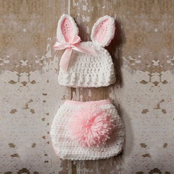 Newborn Baby Girl Boy Knitted Knit Costume Photo Photography PropHats Outfit - Intl April 2018 - 2 Newborn Baby Girl Boy Knitted Knit Costume Photo Photography PropHats Outfit - intl - 2