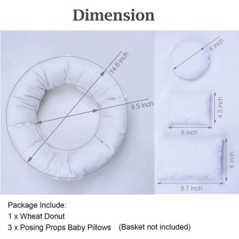 Newborn Baby Photography Wheat Donut Posing Pillow Basket FillerBaby Photo Prop - Intl June 2018 - 5 Newborn Baby Photography Wheat Donut Posing Pillow Basket FillerBaby Photo Prop - intl - 5