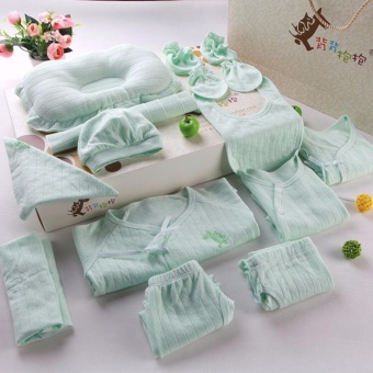 Newborn Clothes Gift Box.18pcs Cotton Sets, Jacket, Pants, Socks, Hats, Pillows, Towels Slobber, Stomachers - Intl June 2018 - 2 Newborn Clothes Gift box.18pcs Cotton sets, Jacket, Pants, Socks, Hats, Pillows, Towels slobber, Stomachers - intl - 2
