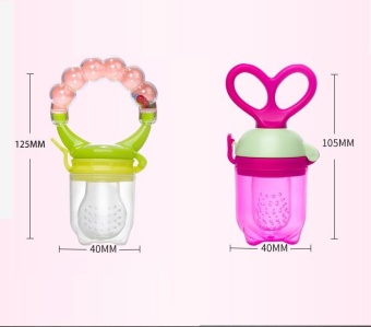 Newborn Fresh Fruits Vegetables Food Feeder Silicone Teat Food Supplement Prop Training Device Molar Rod Solid Feeding Utensils Pacifiers Baby Teethers With Bells (Small) - Intl June 2018 - 4 Newborn Fresh Fruits Vegetables Food Feeder Silicone Teat Food Supplement Prop Training Device Molar Rod Solid Feeding Utensils Pacifiers Baby Teethers with Bells (Small) - intl - 4