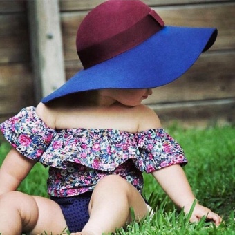 Newborn Kids Baby Girls Floral Off Shoulder Tops Shorts Outfits SetClothes 0-3T(18-24 Months) - Intl June 2018 - 5 Newborn Kids Baby Girls Floral Off Shoulder Tops Shorts Outfits SetClothes 0-3T(18-24 months) - intl - 5