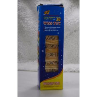 Phoebe's WISS Toy Wooden Plain Jenga (medium) 54 Blocks June 2018 - 4 Phoebe's WISS Toy Wooden Plain Jenga (medium) 54 blocks - 4
