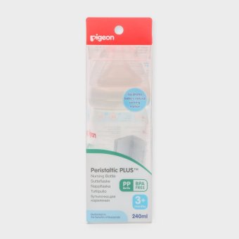 Pigeon Peristaltic Plus Wide Neck Feeding Bottle 240 Ml June 2018 - 4 Pigeon Peristaltic Plus Wide Neck Feeding Bottle 240 ml - 4