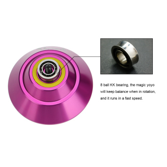Professional Magic Yoyo N5 Desperado Aluminum Alloy Metal Yoyo 8 Ball KK Bearing With Spinning String For Kids Purple - Intl June 2018 - 3 Professional Magic Yoyo N5 Desperado Aluminum Alloy Metal Yoyo 8 Ball KK Bearing with Spinning String for Kids Purple - Intl - 3