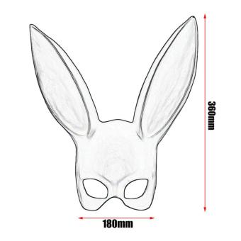 Rabbit Ear Mask Costume Cute Fashion For Halloween Party June 2018 - 5 Rabbit Ear Mask Costume Cute Fashion for Halloween Party - 5