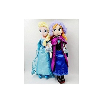 Star Mall Bees Clover Hot Elsa Anna Princess Stuffed Soft Plush Toy Doll For Girls 2pcs 40cm Elsa Anna - Intl June 2018 - 3 Star Mall Bees Clover Hot Elsa Anna Princess Stuffed Soft Plush Toy Doll for Girls 2pcs 40cm Elsa Anna - intl - 3