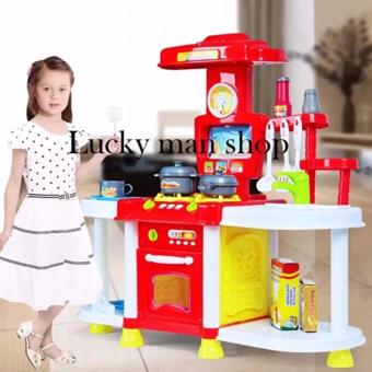 USA TOP ONE Lazada And USA Best Selling 30 In 1 Big Size Kids Children Babies Kitchen Cooking Toy Play Set With Light And Sound Educational Learning Toy Red And Plastic Cutting Fruits And Vegetables Set With Dish Play Food Set For Pretend Play June 2018 - 2 USA TOP ONE lazada and USA best selling 30 in 1 Big size Kids Children Babies Kitchen Cooking Toy Play Set with Light and Sound Educational Learning Toy Red and Plastic Cutting Fruits and Vegetables Set with Dish Play Food Set for Pretend Play - 2