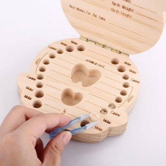 Wooden Baby Teeth Keepsake Box Organizer (Boy) June 2018 - 3 Wooden Baby Teeth Keepsake Box Organizer (Boy) - 3