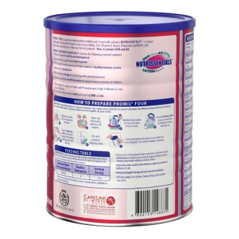 Wyeth(R) PROMIL(R) FOUR Powdered Milk Drink For Pre-Schoolers Over 3 Years Old, Can, 900g X 1 June 2018 - 5 Wyeth(R) PROMIL(R) FOUR Powdered Milk Drink for Pre-Schoolers Over 3 Years Old, Can, 900g x 1 - 5