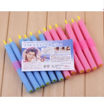 12Pcs/Bag Magic Curly Hair Stick Pearl Cotton Beauty Hair Tool Bendy Twist Women - Intl June 2018 - 5 12Pcs/Bag Magic Curly Hair Stick Pearl Cotton Beauty Hair Tool Bendy Twist Women - intl - 5