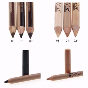 3 Pcs. 2 In 1 Eyeliner Eyebrow Pencil Contour Concealer Pencil April 2018 - 4 3 Pcs. 2 in 1 Eyeliner Eyebrow Pencil Contour Concealer Pencil - 4